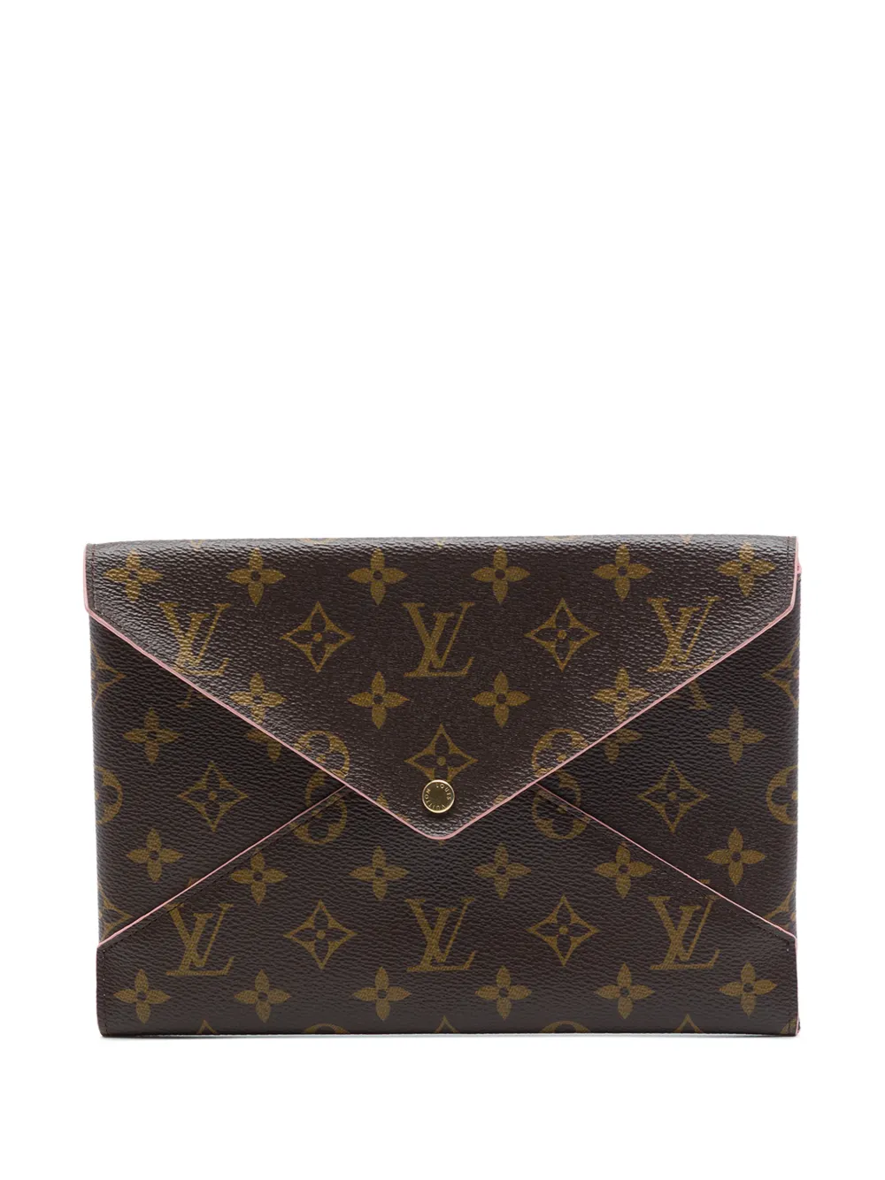 Louis Vuitton Pre-Owned Clutch Pochette Kirigami GM con monogramma 2018 - Marrone