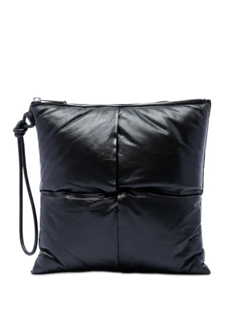 Bottega Veneta Pre-Owned bolso de mano acolchado de piel de napa con diseño Intrecciato y tira para la muñeca 2012-2026