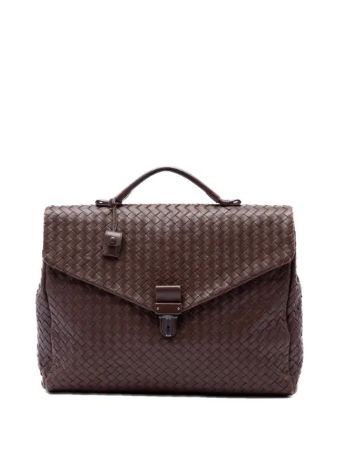 Bottega Veneta Pre-Owned 2012-2026 Nappa Intrecciato Briefcase business bag