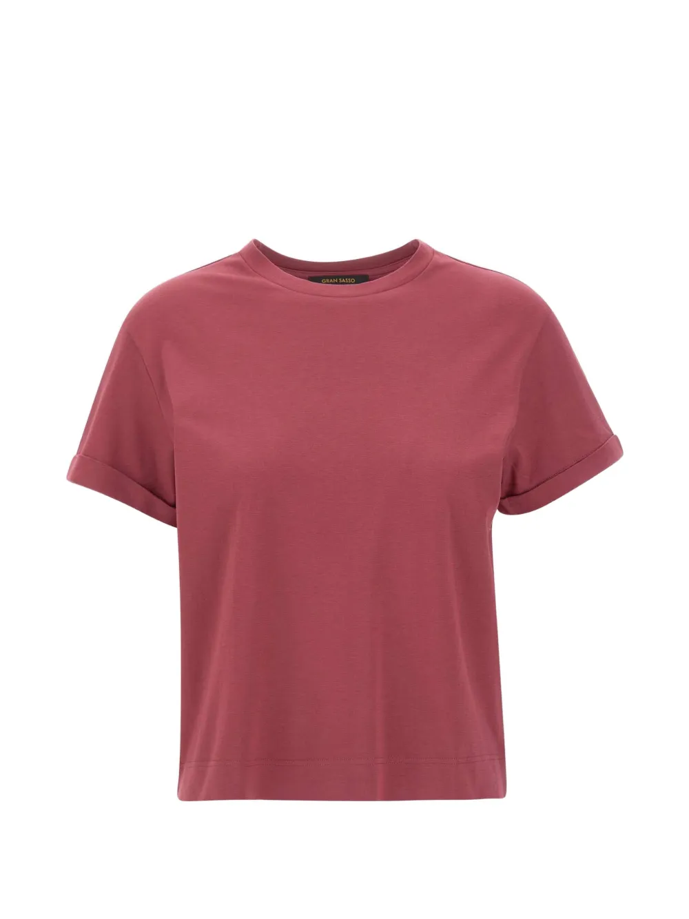Gran Sasso turned-up cuff T-shirt
