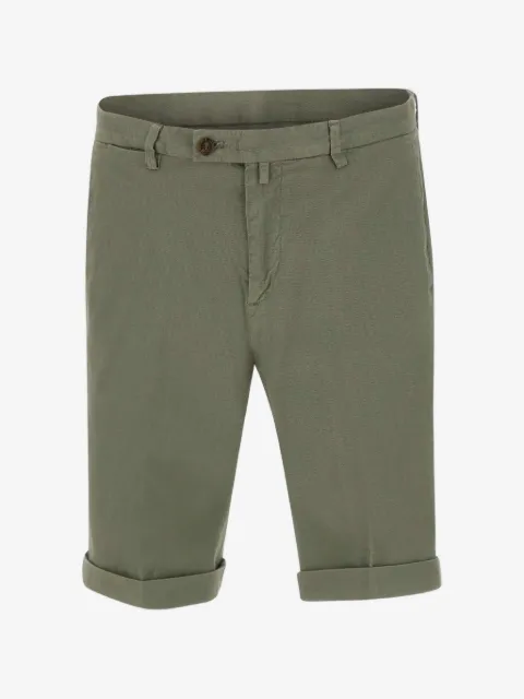 Briglia 1949 honeycomb-texture turn-up shorts