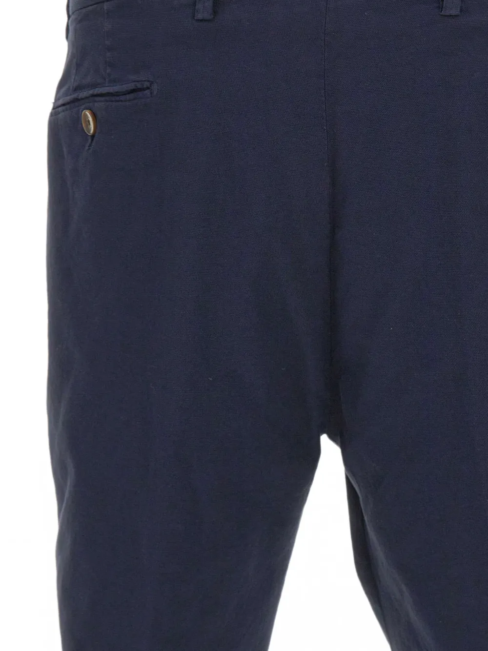 Briglia 1949 Shorts met honingraat-textuur en omgeslagen pijpen Blauw