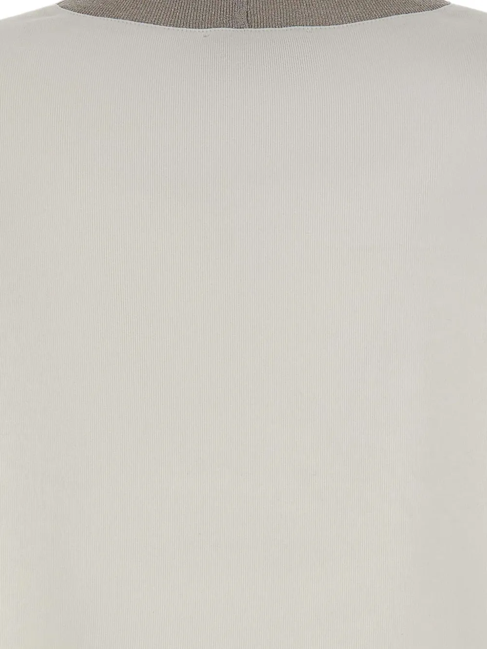 Gran Sasso Geribbelde trui met V-hals Beige