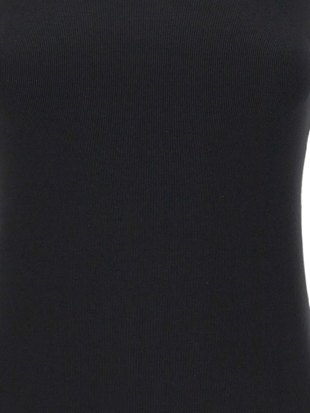Gran Sasso Tanktop met diepe ronde hals Zwart