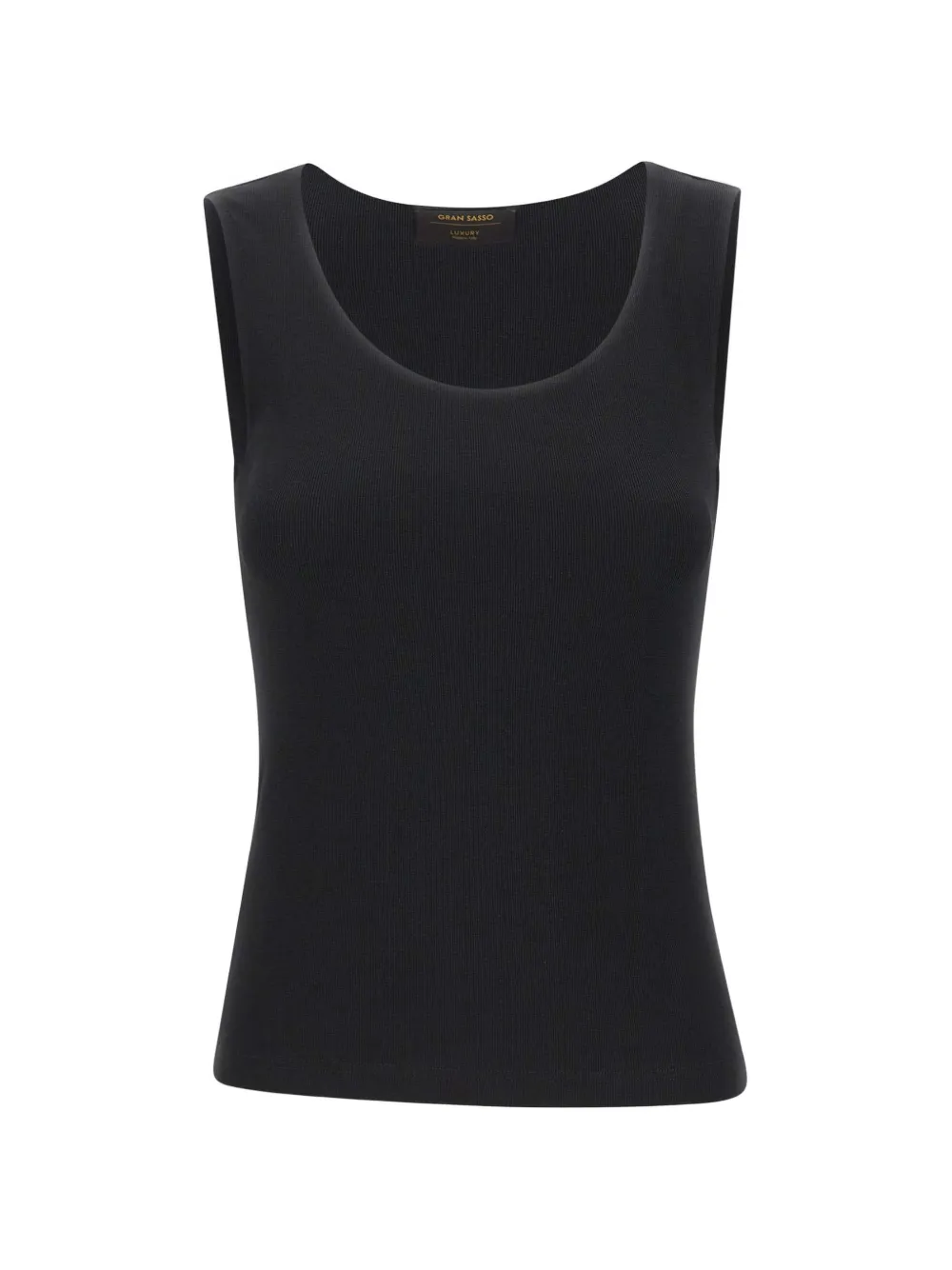Gran Sasso scoop-neck tank top - Nero