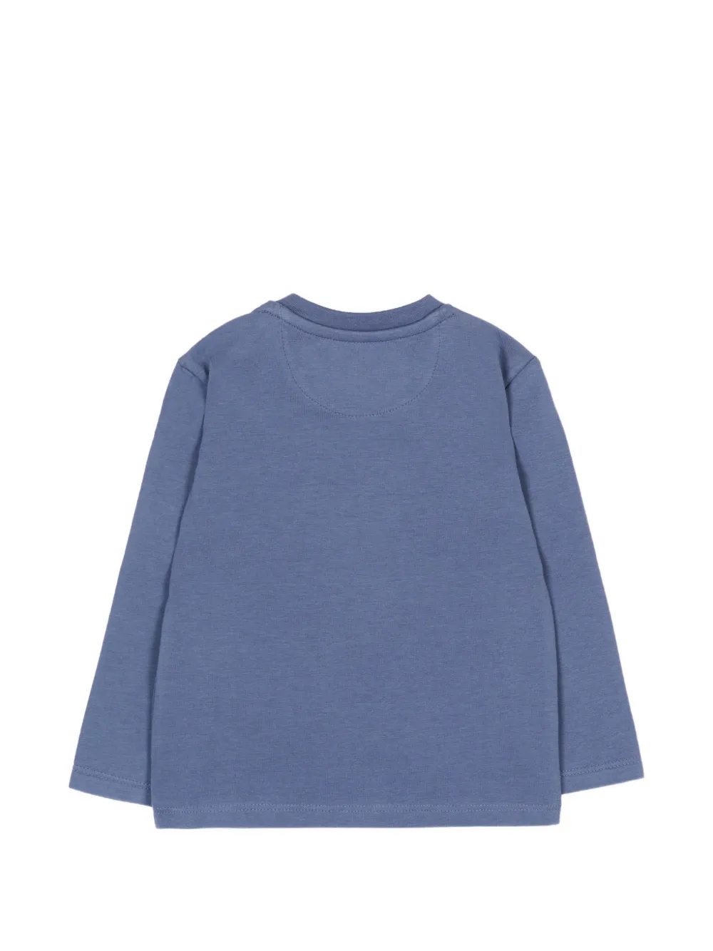 Calvin Klein Kids T-shirt met lange mouwen en logo-print Blauw