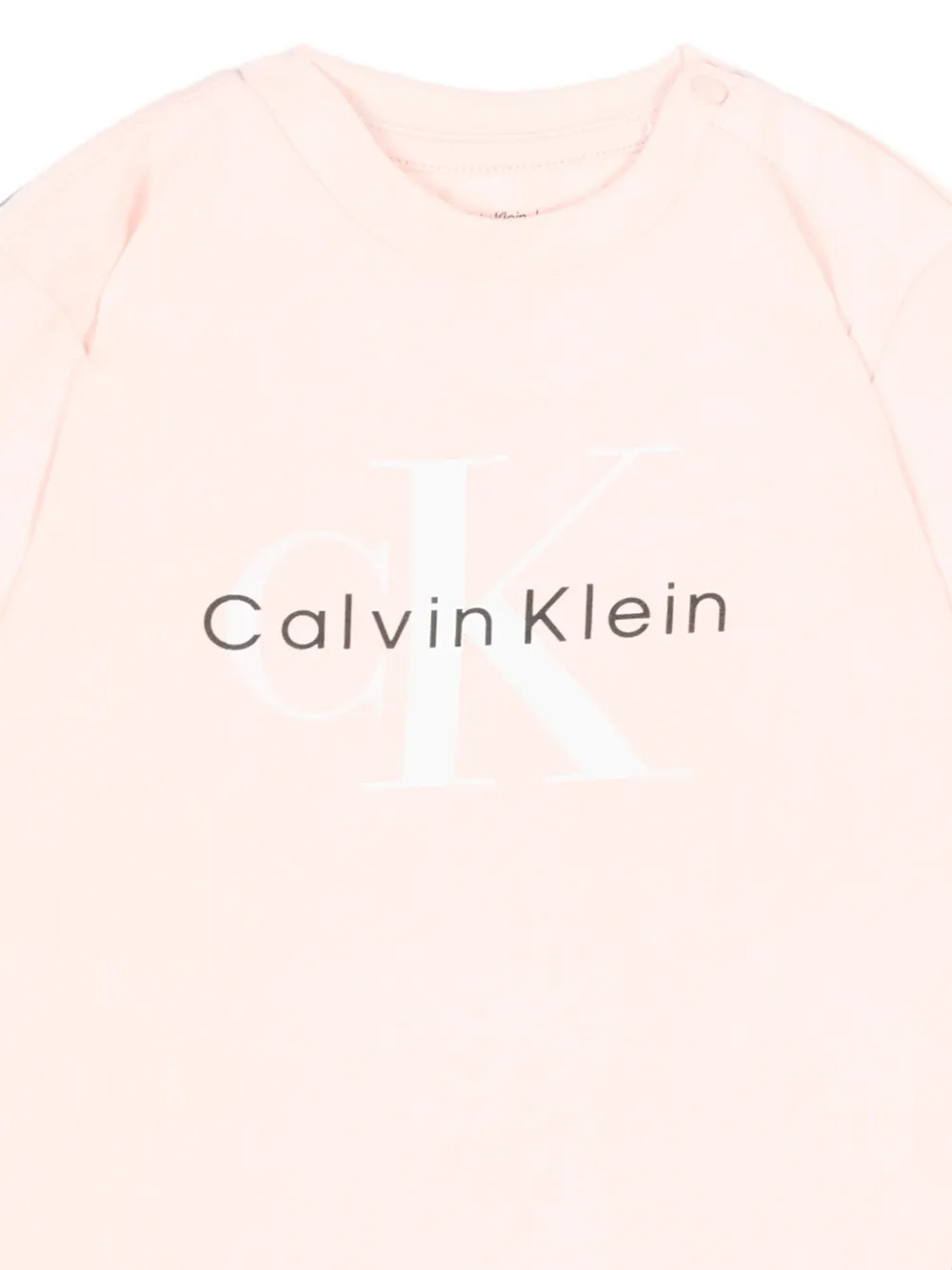 Calvin Klein Kids T-shirt met lange mouwen en logo-print Roze