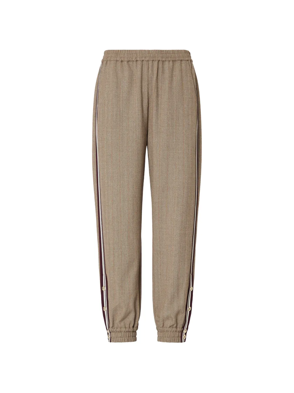 LIU JO jogging pants with side tape - Nude