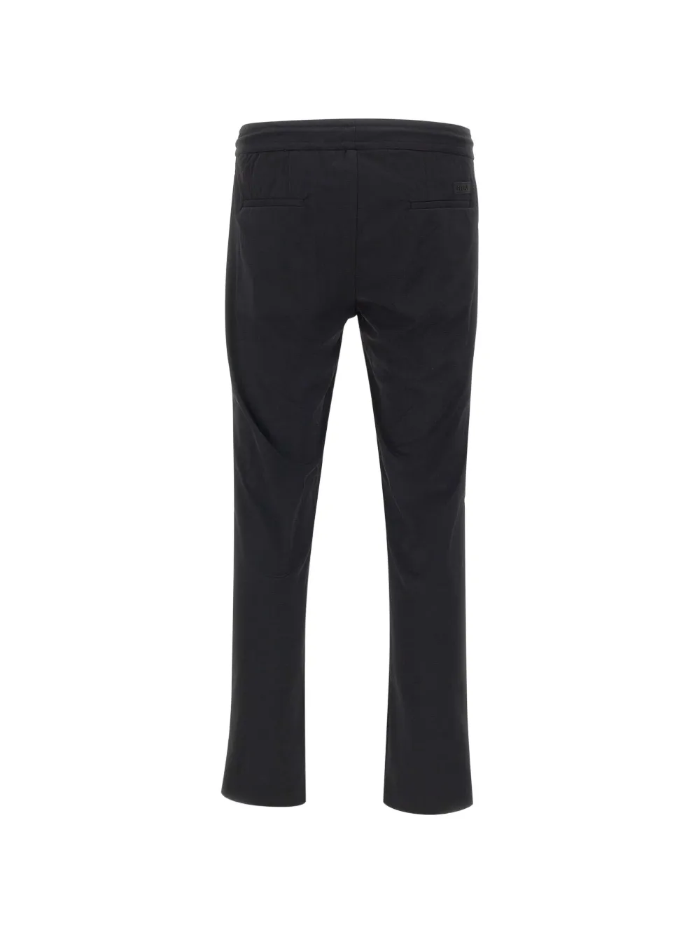 People Of Shibuya Ochi broek met trekkoordtaille Zwart