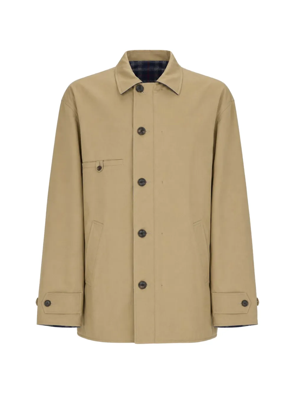 Maison Margiela Reversible caban - Nude