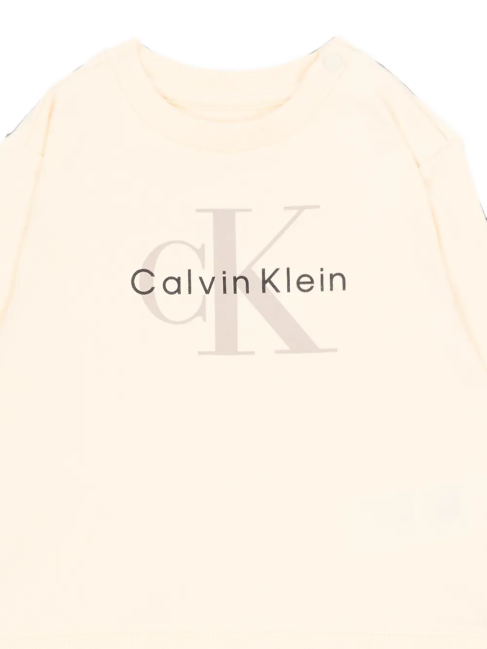 Calvin Klein Kids Trainingspak met logoprint Beige