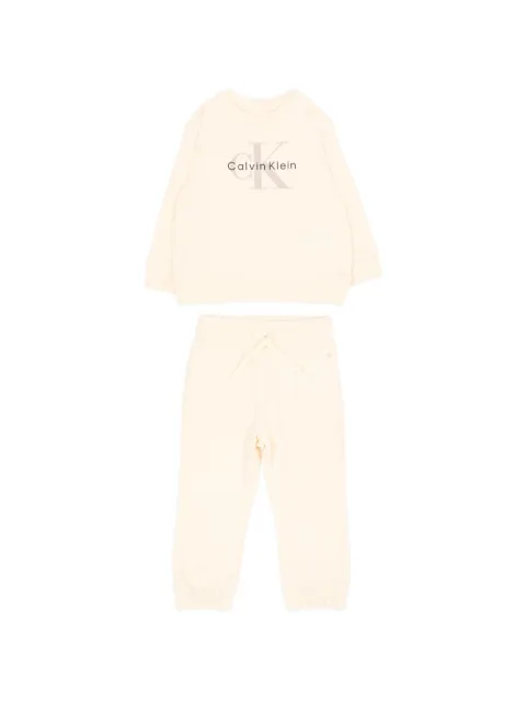 Calvin Klein Kids logo-print tracksuit set