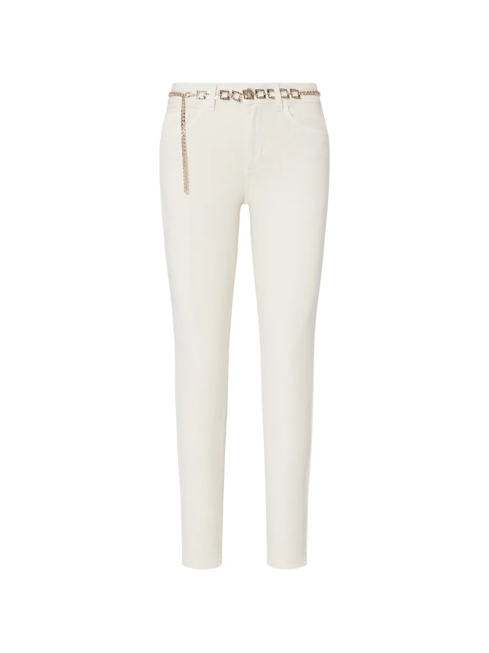 LIU JO skinny trousers with belt - Toni neutri