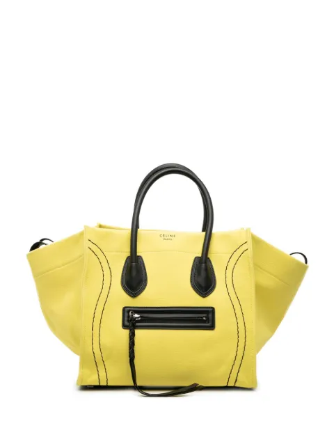 Celine Pre-Owned 2017 Medium Canvas Phantom Luggage tote bag