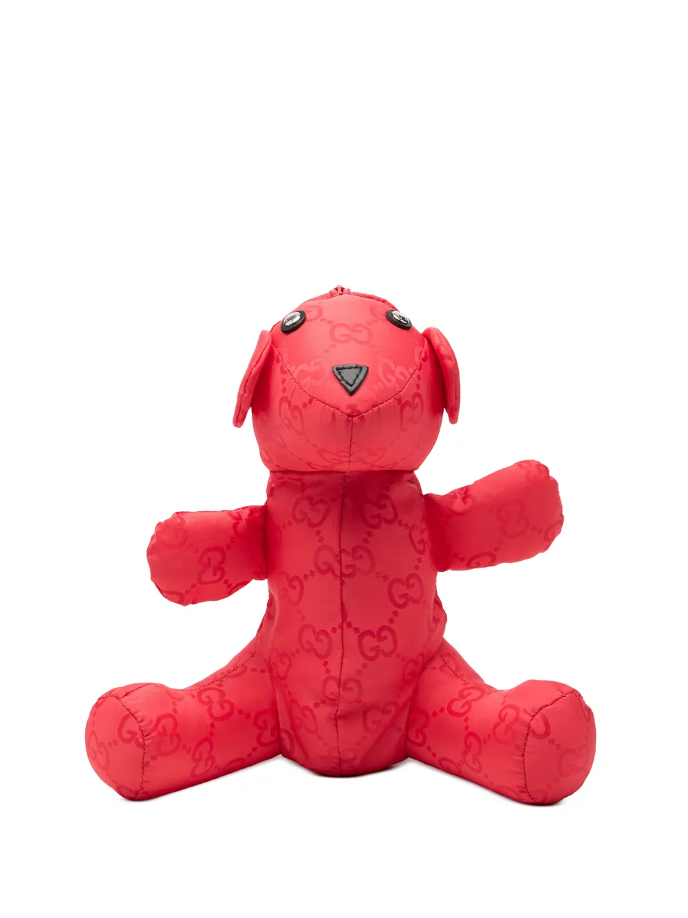 Gucci Pre-Owned 2016-2026 GG Nylon Teddy Bear pouch - Rot