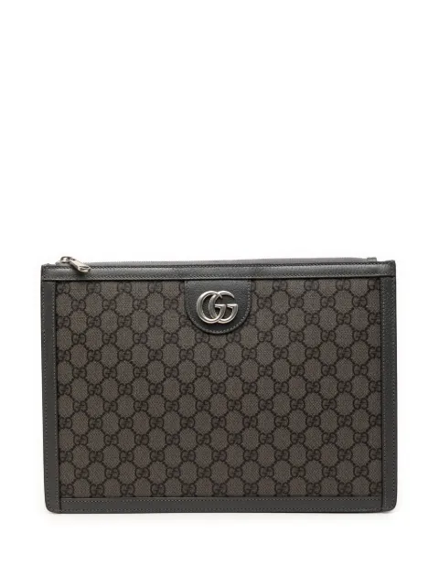 Gucci Pre-Owned 2016-2026 GG Supreme Ophidia clutch bag