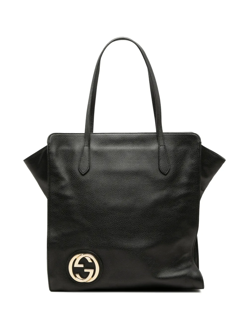 Gucci Pre-Owned 2000-2015 Dollar Calfskin Interlocking G tote bag - Schwarz