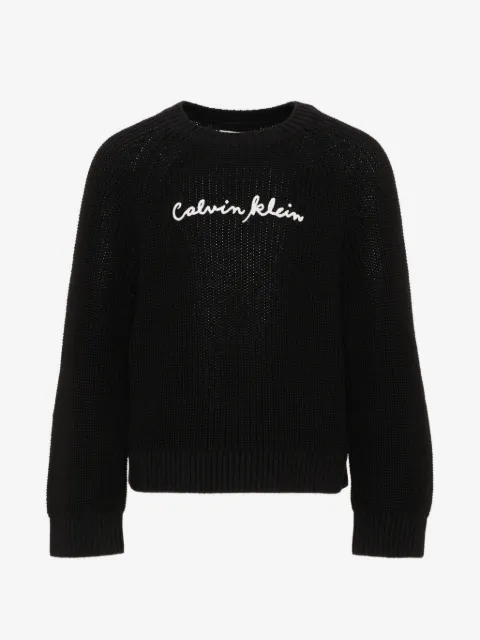 Calvin Klein Kids jersey con logo bordado