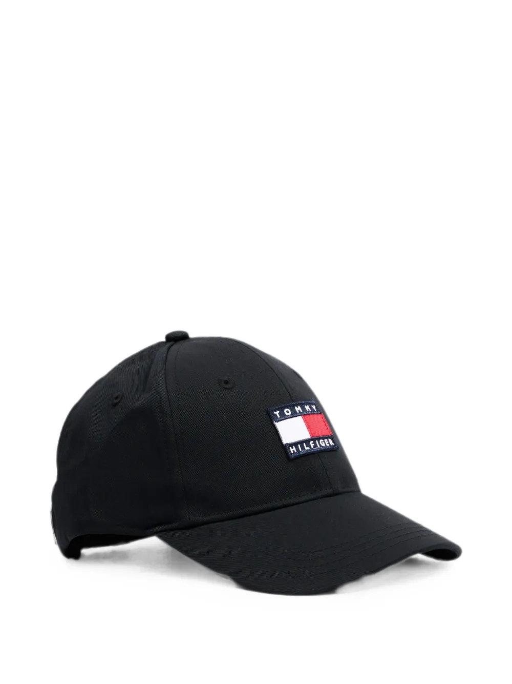 Tommy Hilfiger Junior Honkbalpet met logopatch Zwart