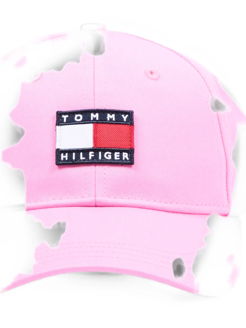 Tommy Hilfiger Junior Honkbalpet met logopatch Roze