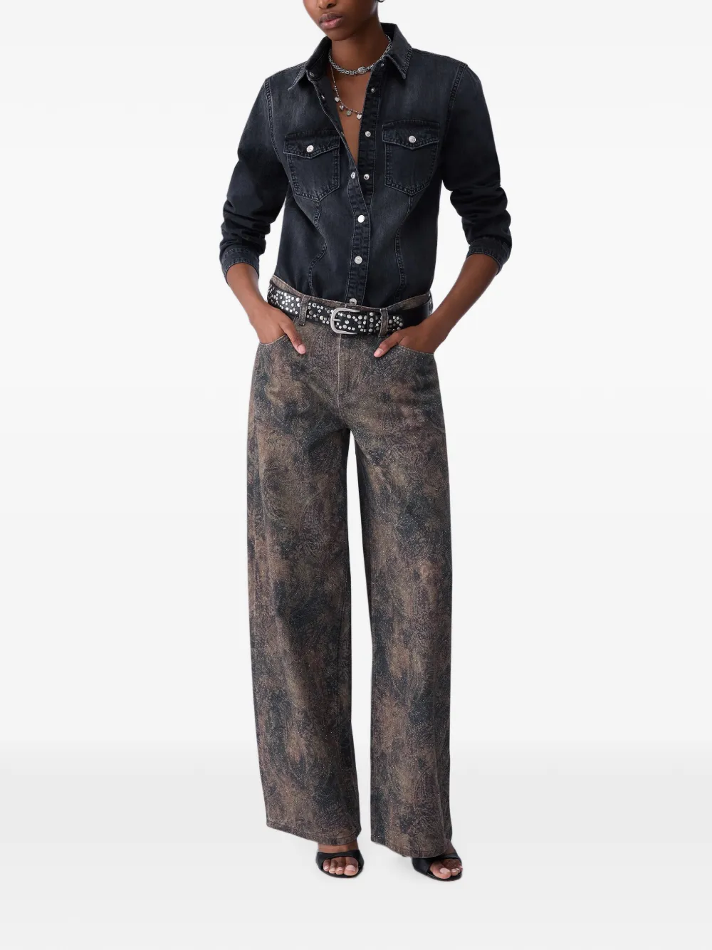 LIU JO Getailleerd shirt Zwart