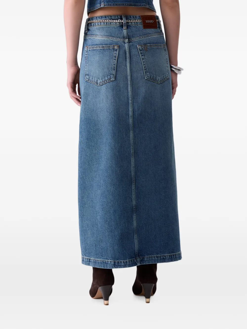 LIU JO Denim rok Blauw