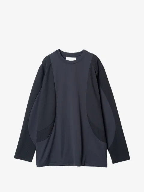 Yoshiokubo panelled long-sleeve T-shirt