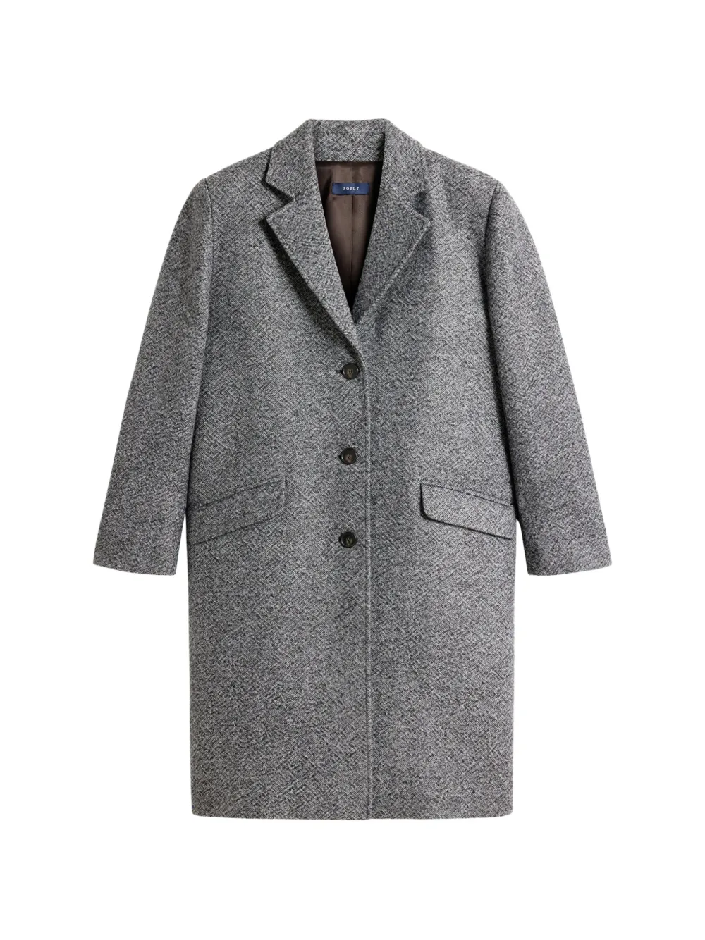 Soeur notched-lapels single-breasted coat