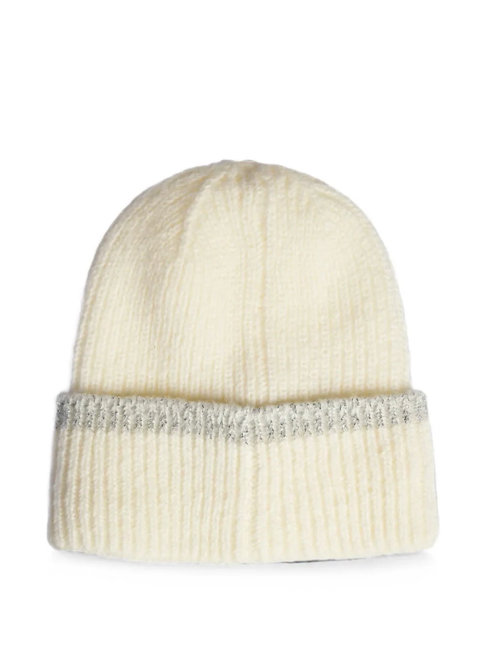 DONDUP Ribgebreide muts Beige