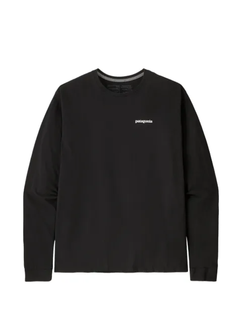 Patagonia logo-print long-sleeved T-shirt