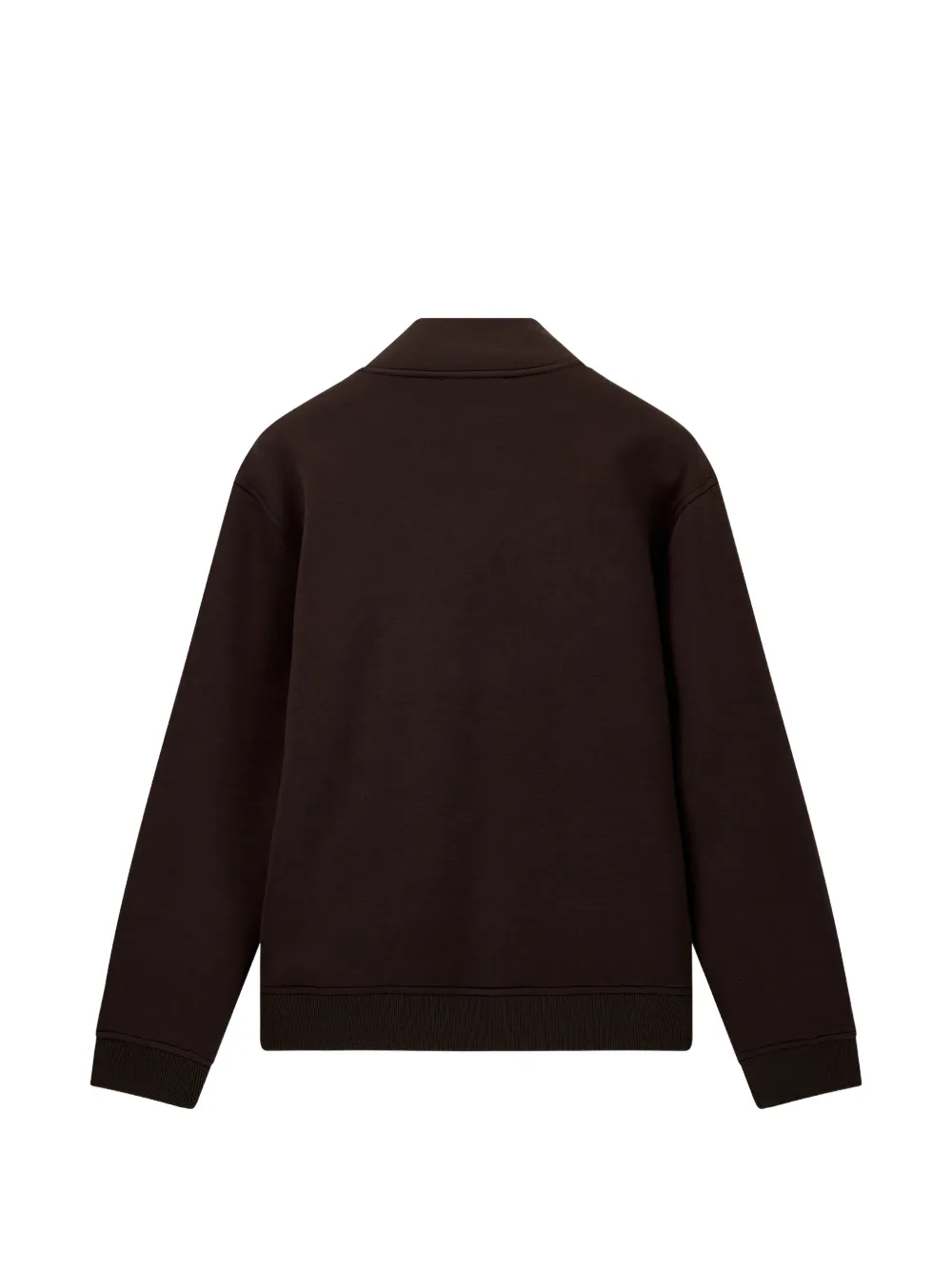 Emporio Armani Sweater met logoplakkaat Bruin