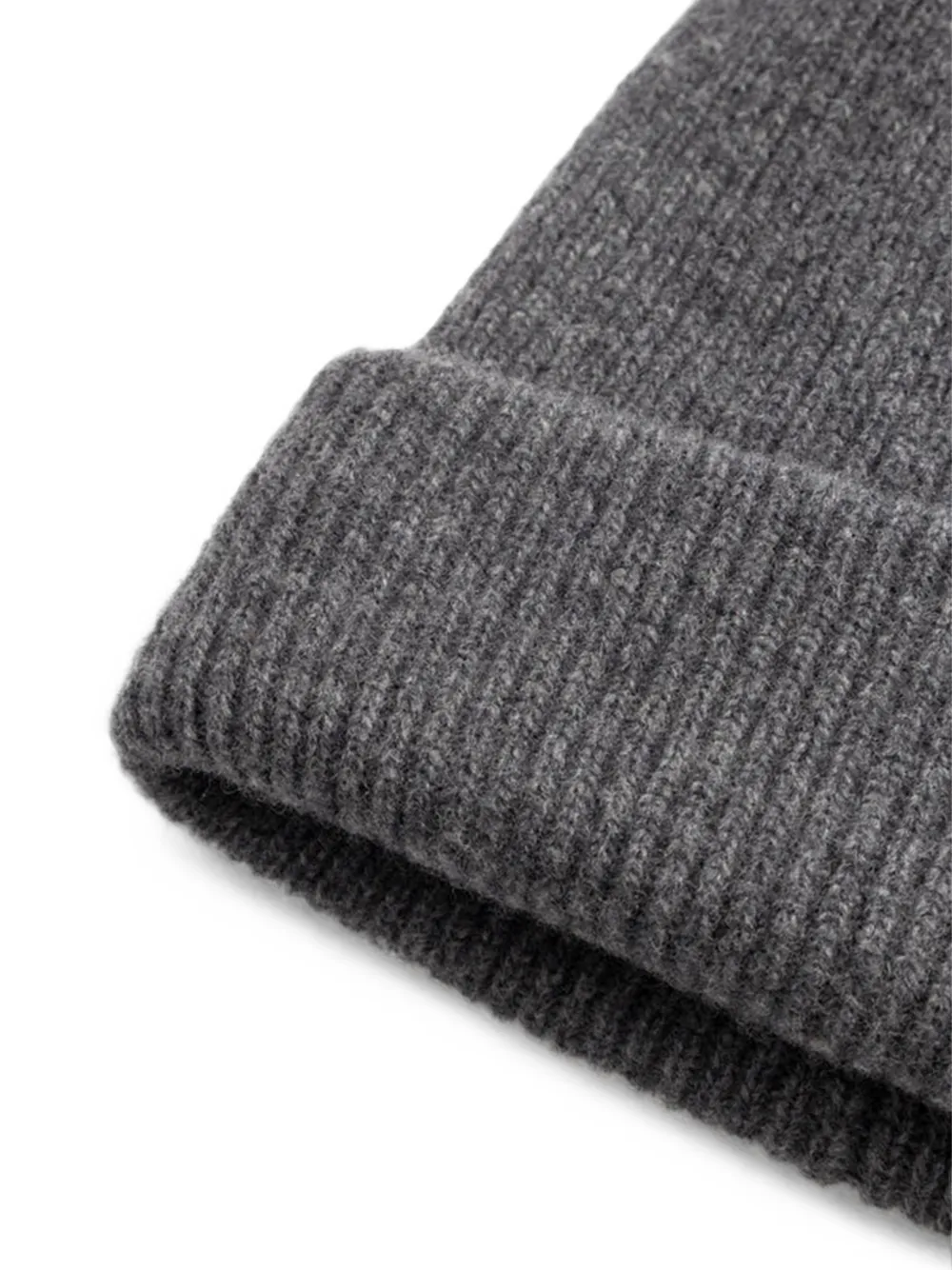 Norse Projects Ribgebreide muts Grijs