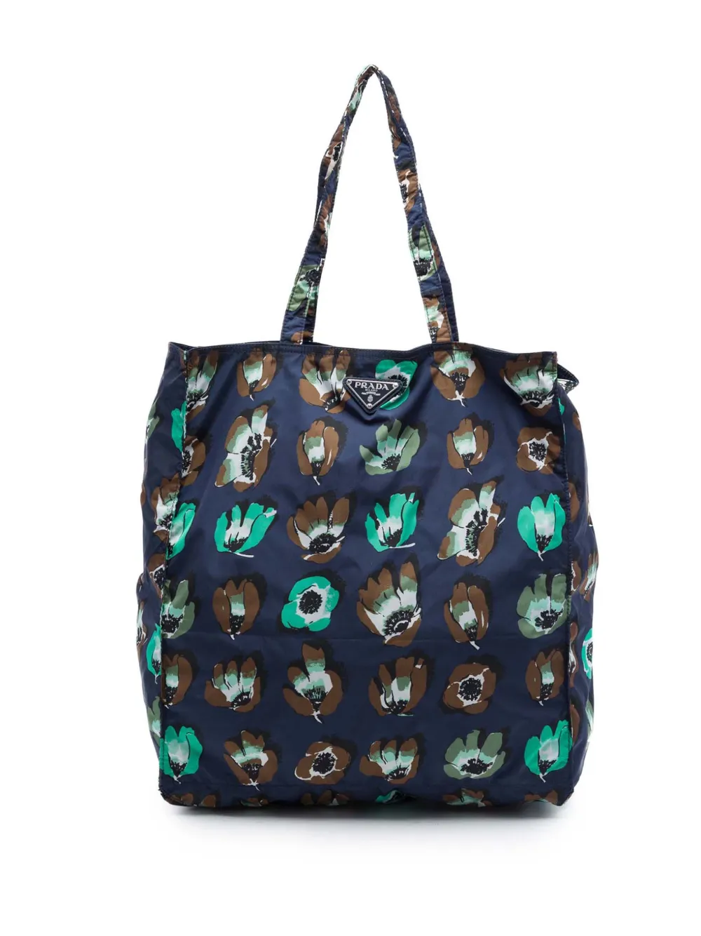 Prada Pre-Owned 2013-2026 Stampato Tessuto tote bag - Blau
