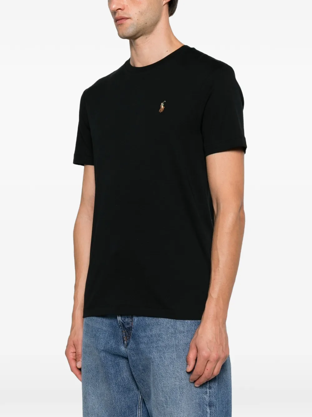 Polo Ralph Lauren T-shirt met borduurwerk Zwart