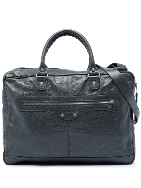 Balenciaga Pre-Owned 2015 Mini Lambskin Motocross Classic Folder business bag