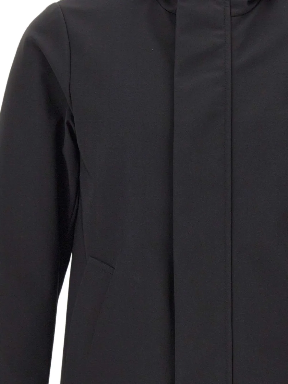 People Of Shibuya Adai parka met capuchon Zwart