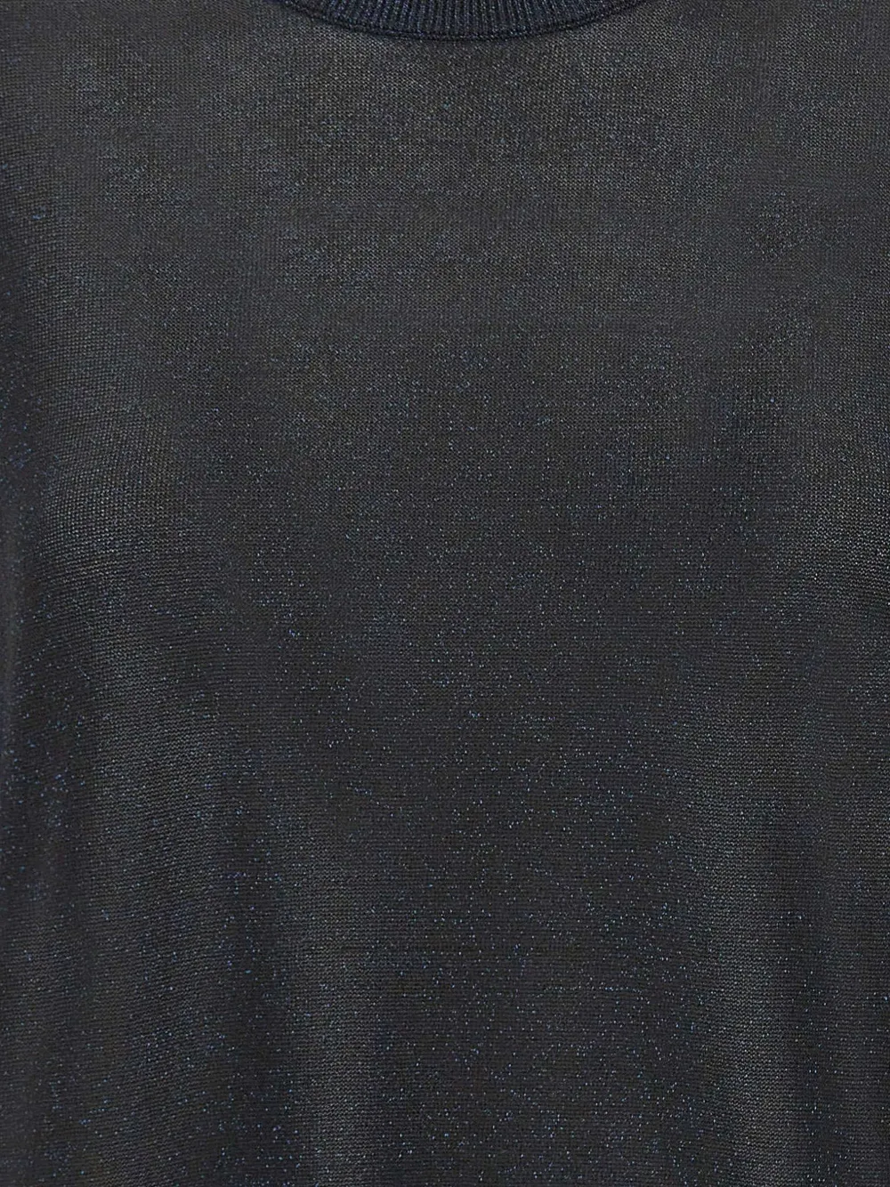 Gran Sasso Lurex gebreide mouwloze top Zwart