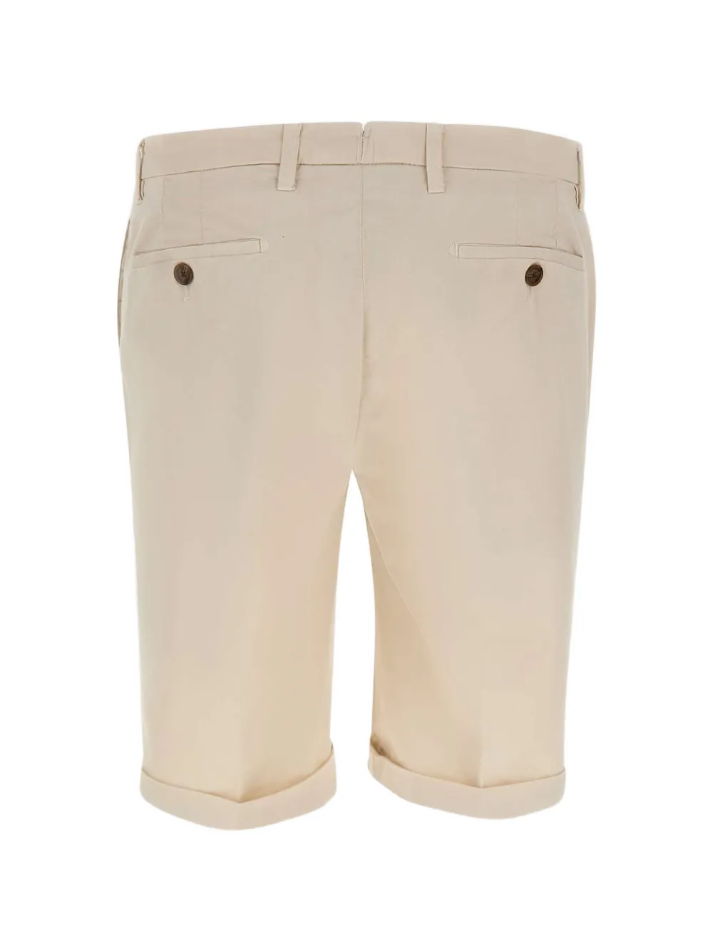 Briglia 1949 Shorts met omgeslagen rand Beige