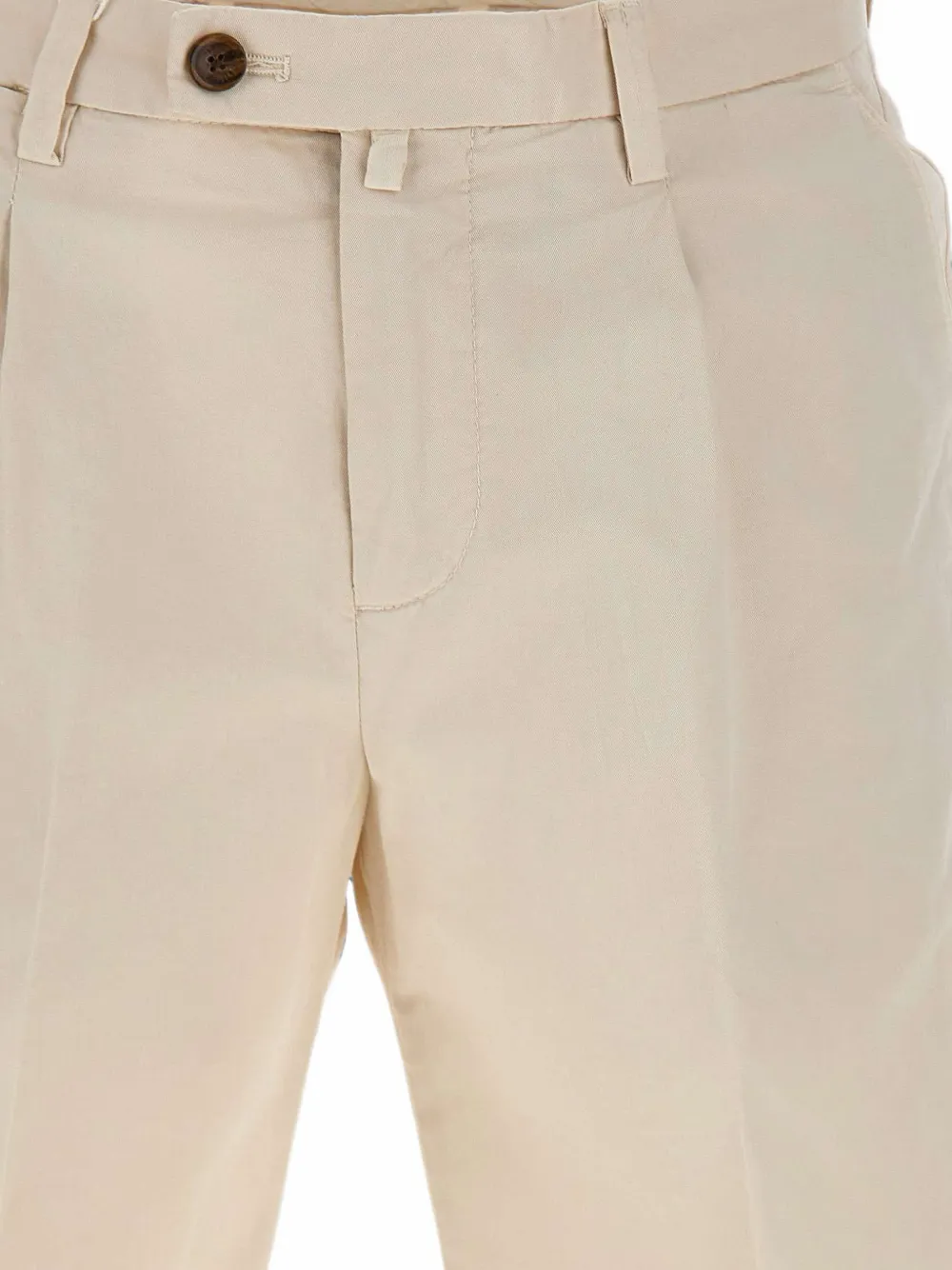 Briglia 1949 Shorts met omgeslagen rand Beige
