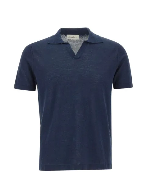 Della Ciana open-collar short-sleeve T-shirt