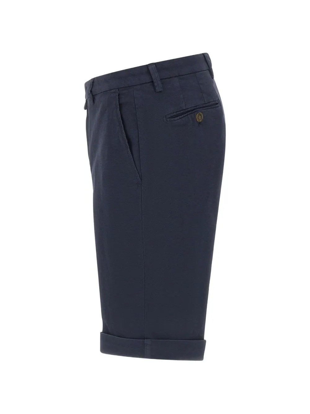 Briglia 1949 Chino shorts met knoopsluiting Blauw