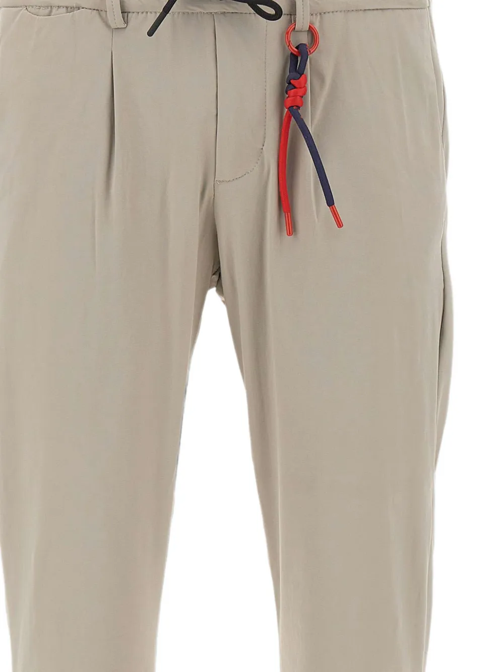 People Of Shibuya Broek met trekkoordtaille Beige