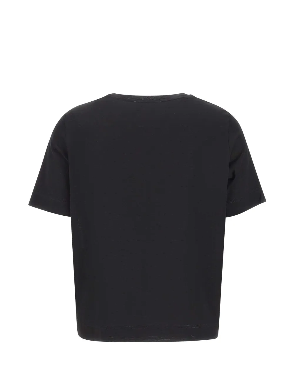 Gran Sasso T-shirt met ronde hals Zwart