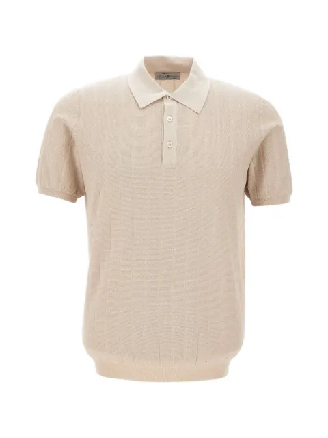 Della Ciana maxi-ribbed cotton polo shirt