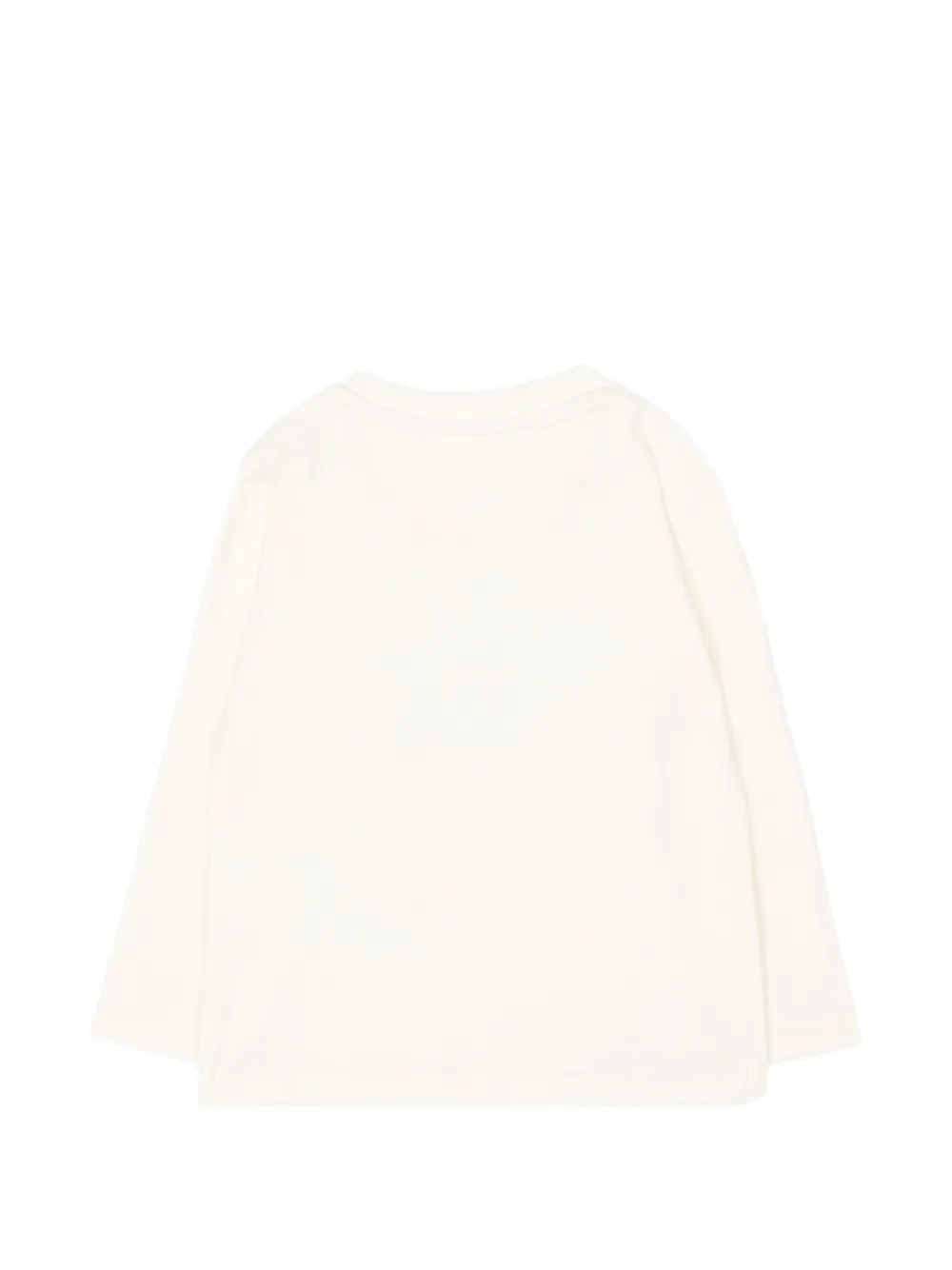 Calvin Klein Kids T-shirt met lange mouwen en logo-print Beige
