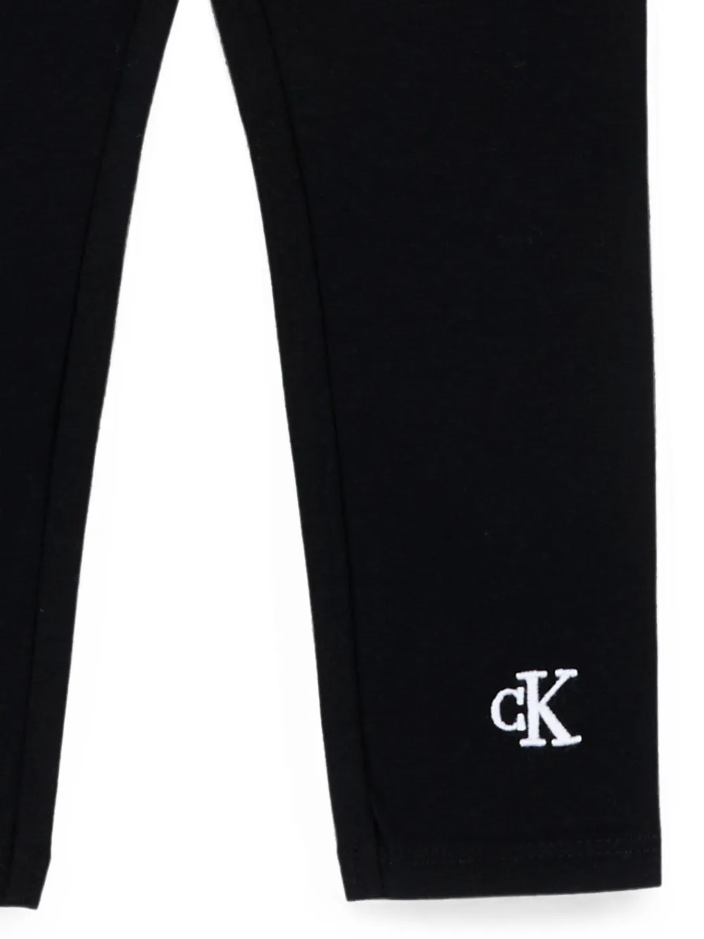 Calvin Klein Kids Legging met logoprint Zwart