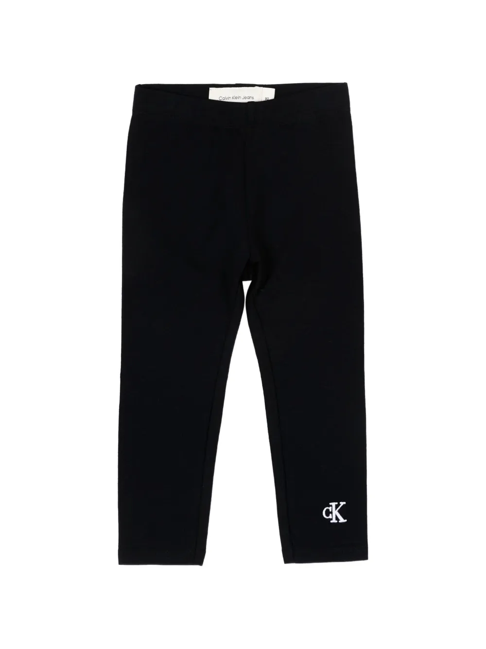 Calvin Klein Kids legging à logo imprimé - Noir Calvin Klein Kids legging à logo imprimé - Noir
