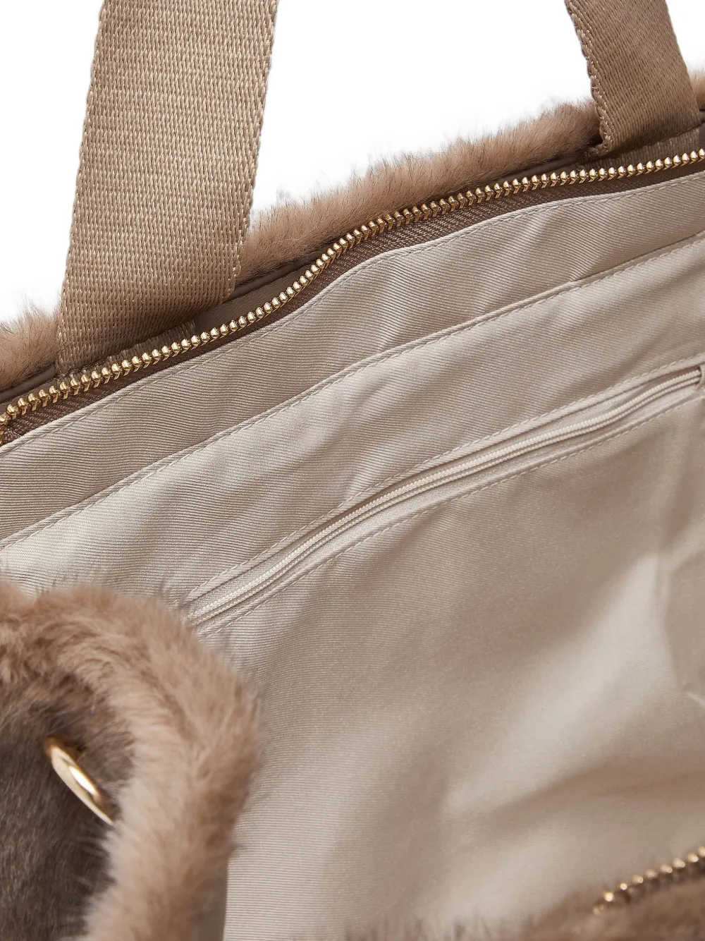 LIU JO Grote Teddy shopper Bruin