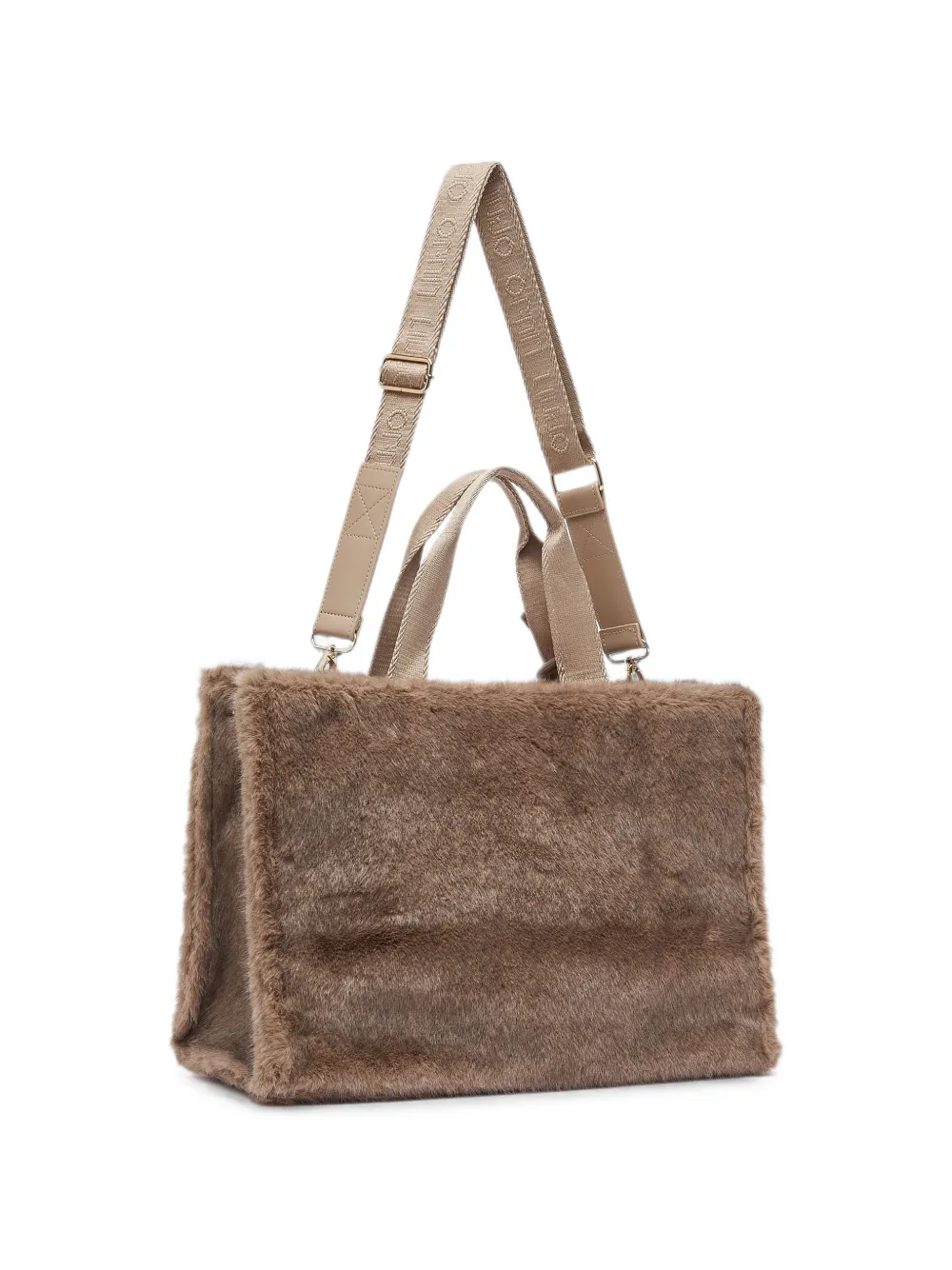 LIU JO Grote Teddy shopper Bruin