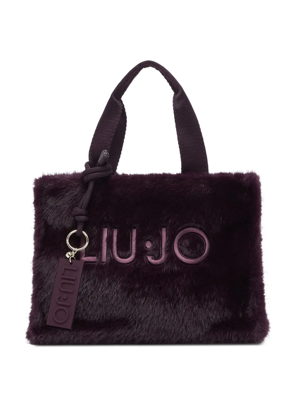 LIU JO small teddy tote bag - Viola